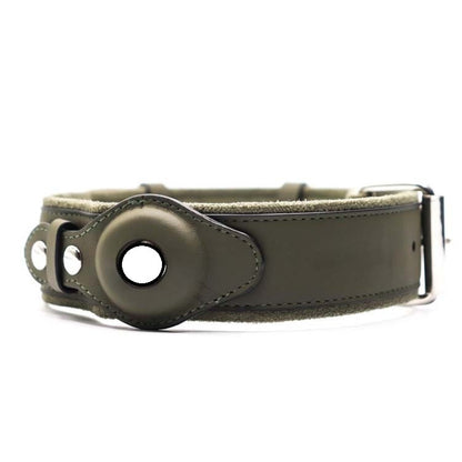 Leather Airtag Pet Collar