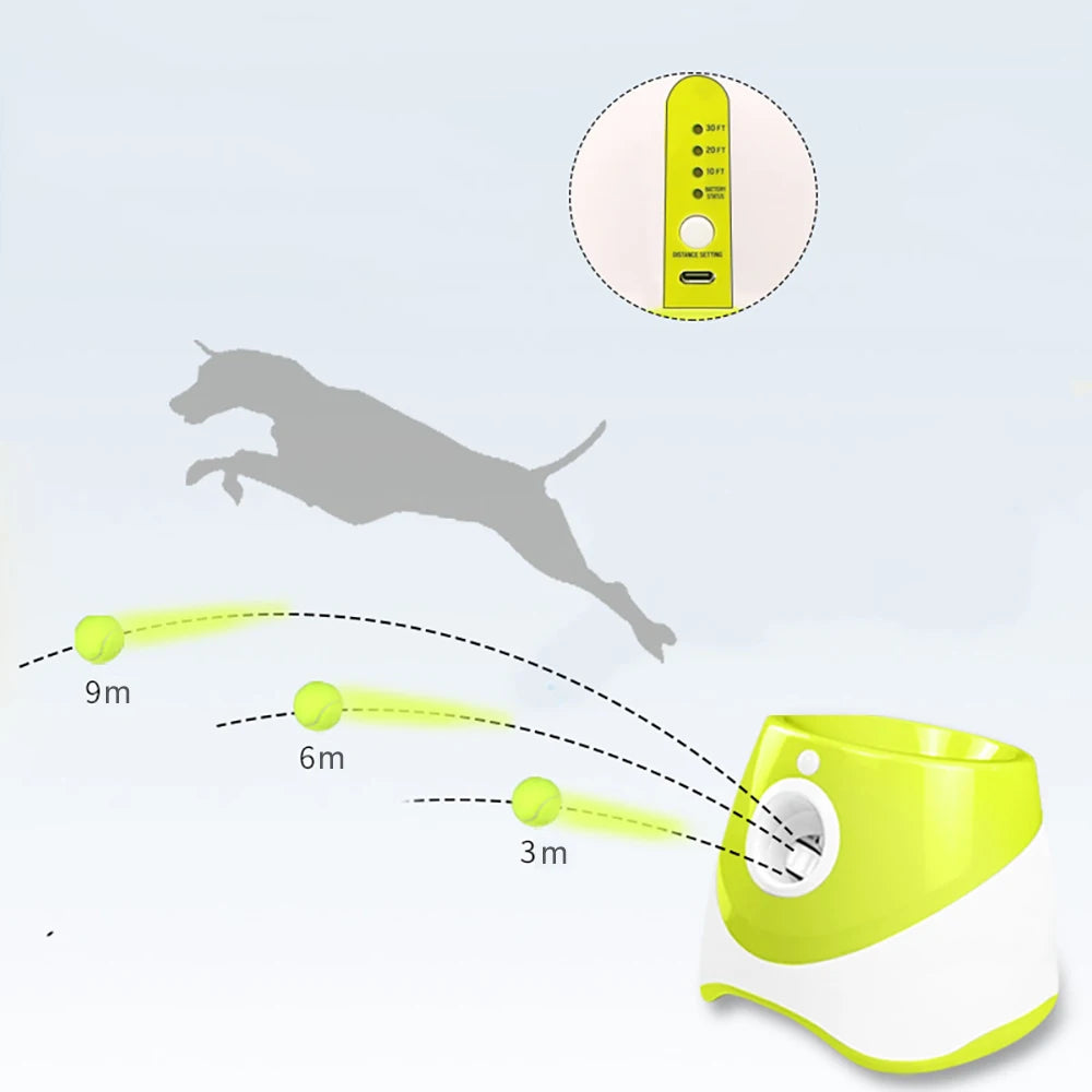 PawFetch™ Automatic Tennis Ball Launcher
