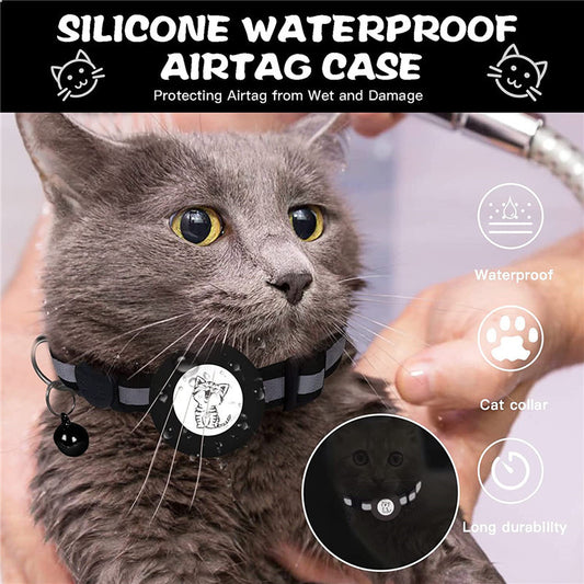 Reflective Airtag Cat Collar