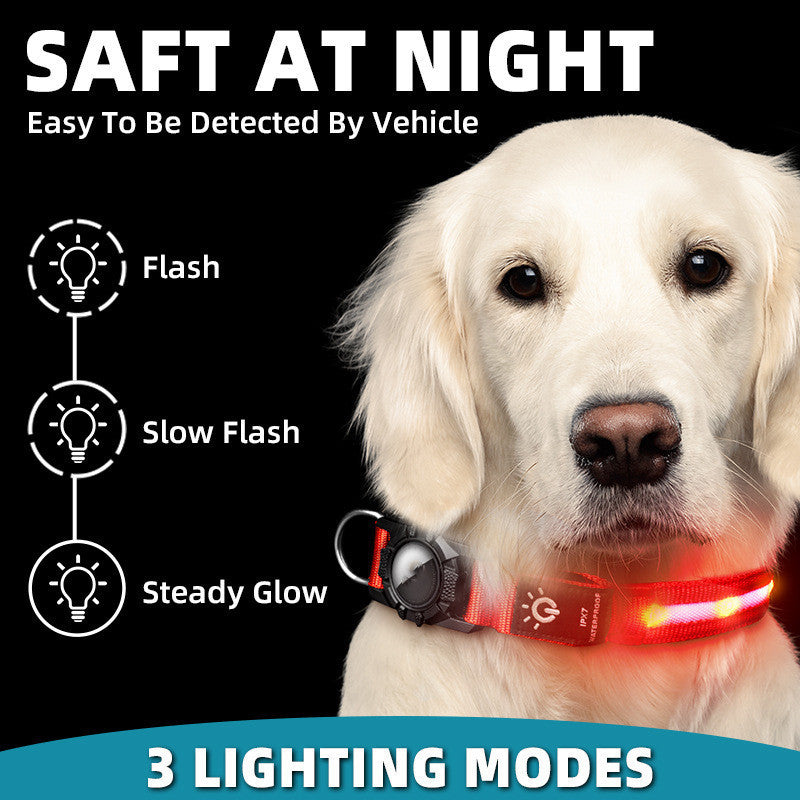 LED Waterproof Airtag Collar