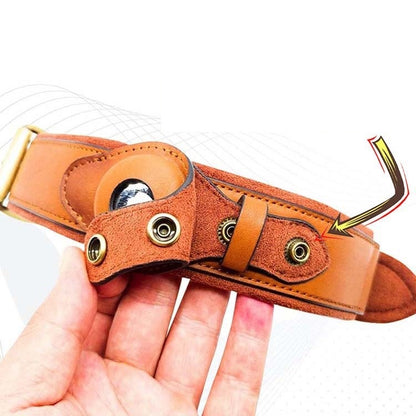 Leather Airtag Pet Collar