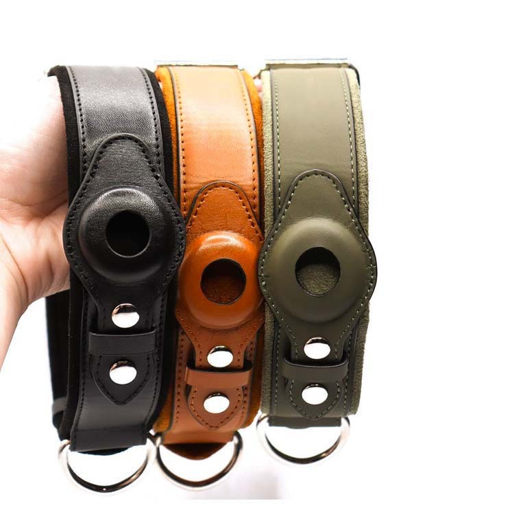 Leather Airtag Pet Collar