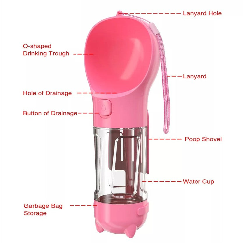 3-in-1 Dog Travel Bottle