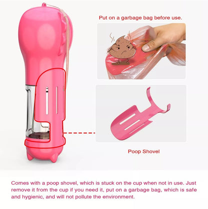 3-in-1 Dog Travel Bottle