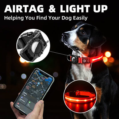 LED Waterproof Airtag Collar