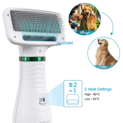 PawDry™2-in-1 Pet Grooming Dryer & Brush
