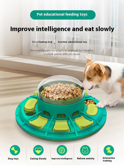 Interactive Dog Puzzle Feeder